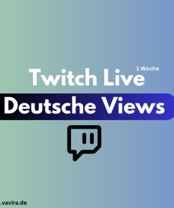 Twitch Live Views Deutsch kaufen - 1 Woche